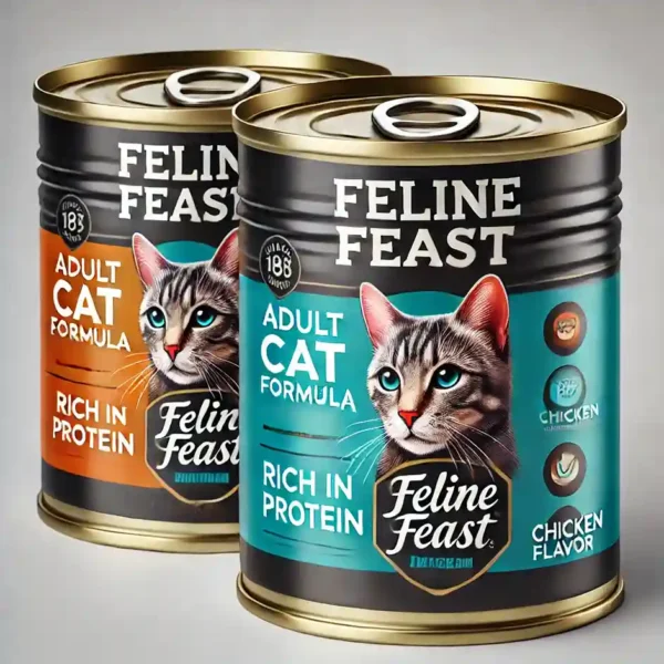 Lata gato adulto Feline feast